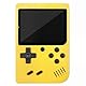 NHQZ Handheld Spielkonsole Retro Handheld Retro Spielekonsole Spielekonsole für Unterwegs mit 500 Klassischen Video Spielen Arcade Console für Kinder und Erwachsene (Gelb)