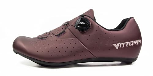 Zapatillas de carretera Vittoria ALISE burdeos: domina tus rutas de fin de semana