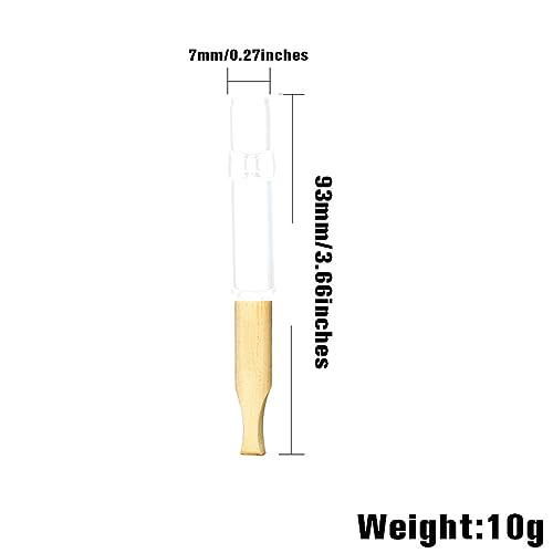 Image of Reusable Cigarette Filter Tips,2 PCS Wood Filters Mouthpiece for Remove Tar and Chemical