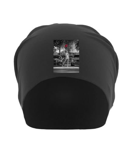 Bonnet coton fin noir pour éviter la transpiration avec style Street Race