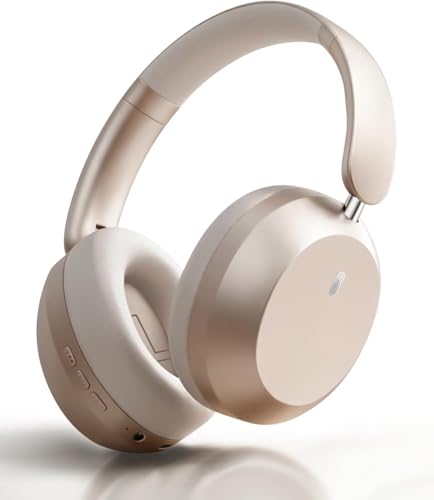 Image of Wentronic Y05 Wireless Bluetooth Headphone, Noise Cancelling, Starlight