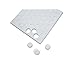 Produktbild Rayher Hobby 3329700 3D-Klebepunkte, 13 mm ø, 3 mm stark, 2 Platten à 52 Klebepads, rund, beidseitig klebend