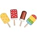 goki 51712 Rollenspiel (Küche und Essen, Spielset, 3, Holz, CE), bunt