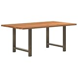Faites de chaque repas un moment inoubliable en vous réunissant chaque jour avec votre famille ou vos amis autour de cette table à manger en bois.