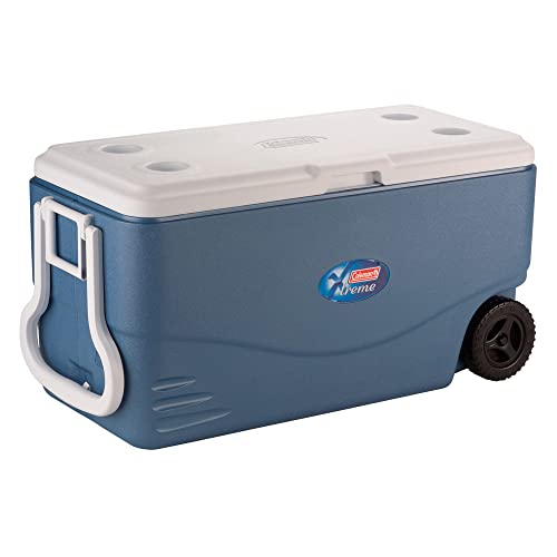 Recipiente Termoplástico c/ rodas 100 QT (95 L) Coleman Unissex Azul