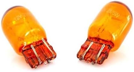 2 x T20 W21/5W 7443 Bright Amber/Orange/Yellow Left Right Turn Signal Indicator Car Bulbs 12V