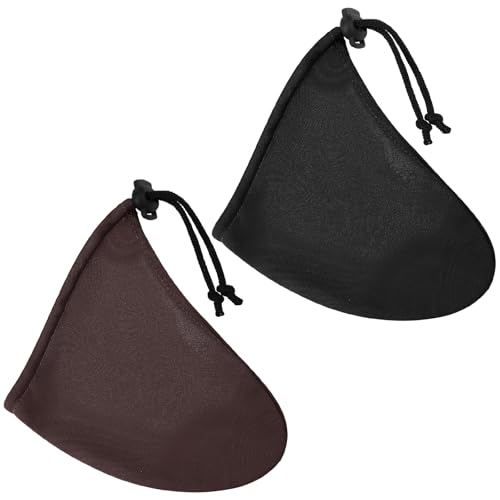 Image of Dansydaisy 2 Pcs Men's Tanning Pouch Sun Protection, Tanning Cover for Men (Classic,Brown,Black)