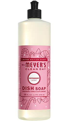 Mrs. Meyer's Kitchen Set, Includes: Multi-Surface Cleaner, Hand Soap, Dish Soap, Peppermint Scent, 3 Count #TOP1