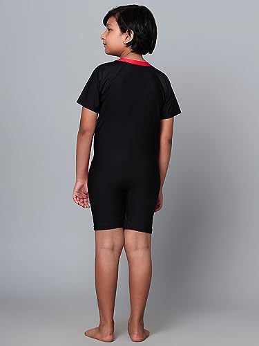 Image of VECTOR X Zaggar Swimming /Cycling Suit Self Design Boys & Girls Swim-Dress Swimsuit