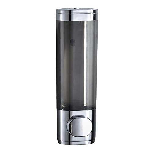 LYLA Manual Hand Soap Dispenser Shampoo and Conditioner Dispenser Wall Mount Single Silver Deal