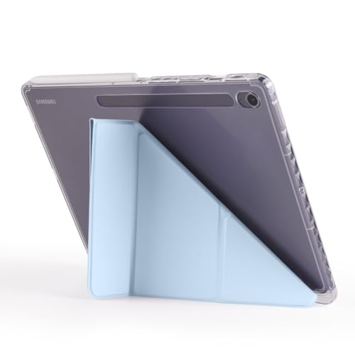 Étui Galaxy Tab A11 antichoc bleu clair avec support pour éviter les chutes