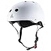 Triple Eight Dual Certified Bike and Skateboard Helmet, White Matte, X-Small / Small