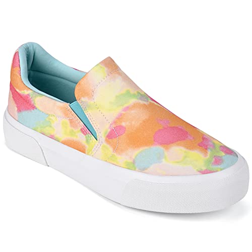 Image of JENN ARDOR Womens Slip On Sneakers Perforated /Quilted Casual Shoes Fashion Walking Flats