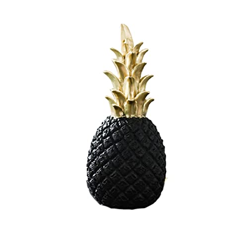 Ornement ananas blanc moderne petit format sculpture créative