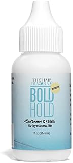 The Hair Diagram - Bold Hold Extreme Creme Reloaded - Strong Hold Glue For Lace Front Wigs and Hair Systems - Invisible Bonding - Non Toxic - No Odor or Latex - Humidity Resistant & Waterproof - 1.3oz