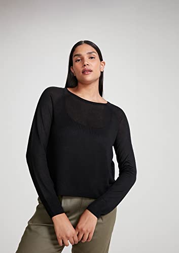 Blusão Básico Feminino Em Tricô Preto P