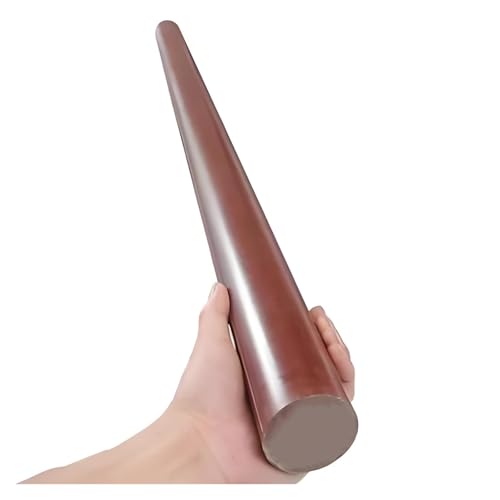 MZZKFC Insulating Bakelite Rod 0.8 1 1.4 1.6 1.8 2 2.4 2.6 2.8 3 3.5 4 4.3 4.7 5 5.5 6in，3.3ft Phenolic Resin Rod Cuttable，Phenolic Round Bar for Electrical(Dia 4/5 in(20mm))