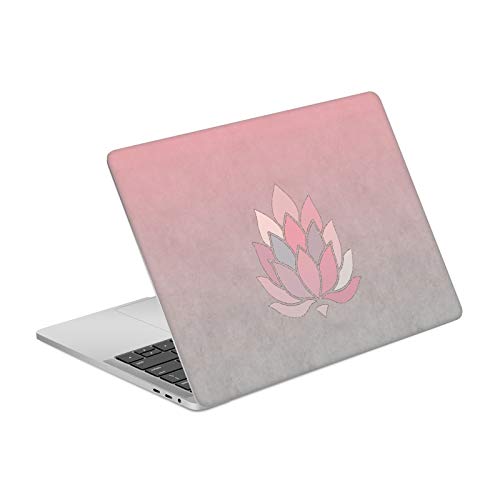 Peau vinyle MacBook Pro 13 A2159 motif fleur de lotus pastel