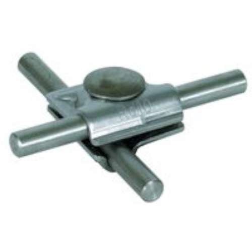 Dehn 391060 MV-Anschlussklemme, flach, rund, 10 mm, ST/TZN