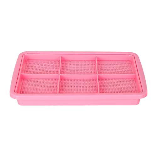 Bandeja de cultivo de plantas | Bandeja de cultivo sin tierra para germinación de plántulas | Cultivador de pasto de trigo de gran capacidad, microgreens y bandeja de vivero para un cultivo eficiente