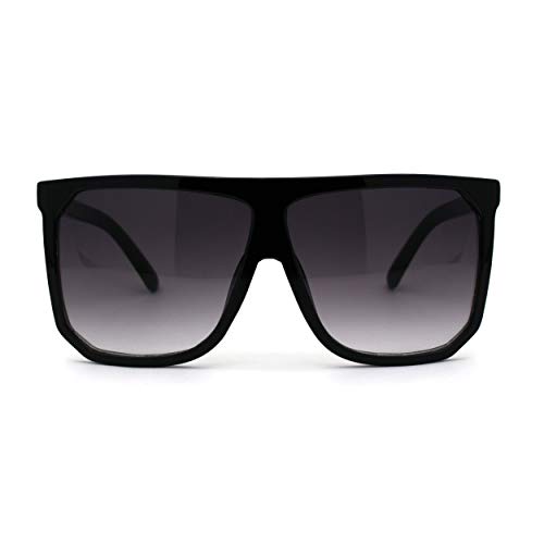 Womens Oversize Flat Top Retro Boyfriend Mobster Sunglasses2