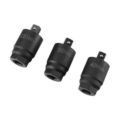 Adaptador de par para llave dinamométrica en motores de motocicletas juego de 3 piezas robustas 7