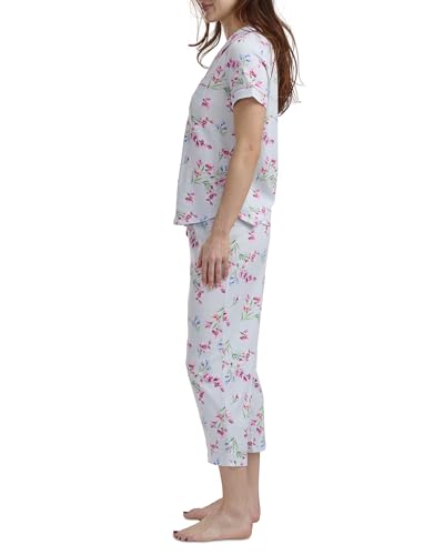 Image of Karen Neuburger Women's Short Sleeve Girlfriend Capri Pajama Set