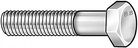 Set of 2 x 5 pk, M12-1.50 x 80 mm. Class 8.8 Zinc Plated Hex Head Cap Screw