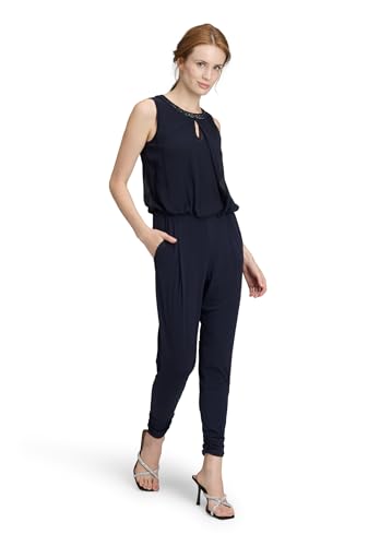 Vera Mont Damen 0012/4835 Jumpsuit, per pack Blau (Night Sky 8541), 38...