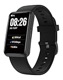 HUAKUA Fitness Tracker Watch,1.47" Touch Screen,Step & Calorie Counter,Sleep Monitor,IP68 Waterproof,Stopwatch,Alarm Clock - Smart Watch No Bluetooth No App Needed