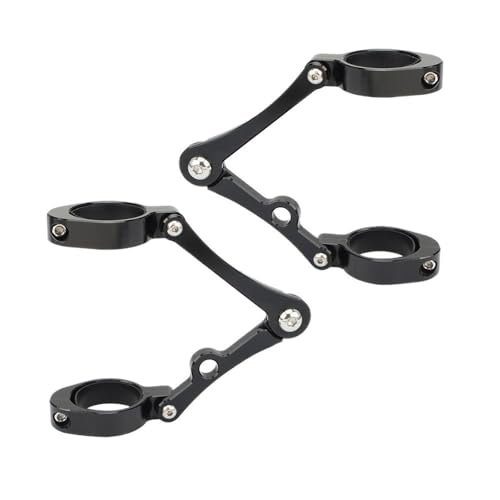 Soporte de faro para motocicleta abrazadera de tubo horquilla de 37mm a 54mm para Cafe Racer