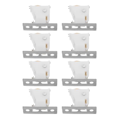 DOITOOL 8 pezzi di blocco del cordino per tende romane: ferramenta per tende da finestra - meccanismo di blocco del cordino - sostituzione della puleggia per romane e riparazione di da finestra