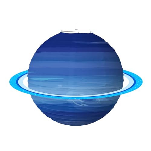 Linternas de papel solar de planetas (8 uds, 30 cm) para decoración de techo 6
