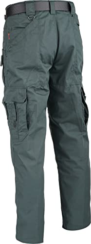 Bluelight Blueline Unisex Niton Tactical Lightweight Ripstop Trousers Midnight Green Ambulance Paramedic 34" Leg (as8, Waist, Numeric_40, Regular, Long)