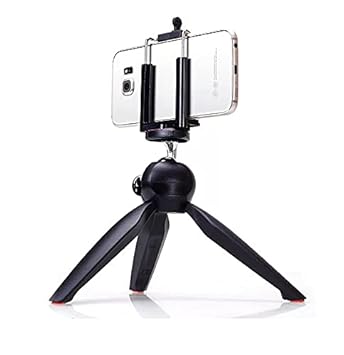 GiftMax Mobile Tripod Holder GM-228 360 Degree Portable Tripod Selfie Stick for Digital Camera with Mobile Holder Mini Tripod Mount for Phone & Camera Digital Equipment Mini Tripod Stand