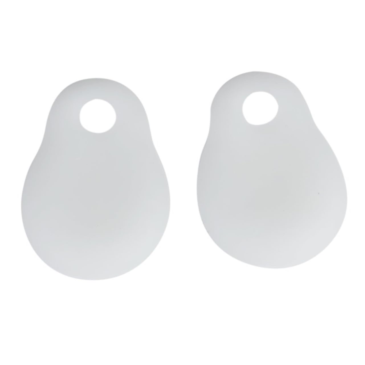 Beavorty Pair Gel Bunion Protector Nursing Clip Board Straightener Cap Splint Spacer Separator for Bunion Gel Bunion Spreader Big Protector Straighter Hallux Splint Spacers White