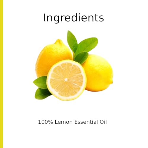 Image of TBN 100% Pure Lemon Essential Oil For Skin and Hair Care | Steam Distilled Lemon Fragrance Oil For Diffuser | Aromatherapy Diffuser Oil - 15 ml