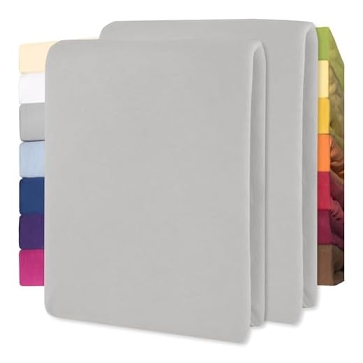 CelinaTex Lucina for Kids Kleinkinder Spannbettlaken Doppelpack 60x120 - 70x140 cm silber grau Baumwolle Spannbetttuch