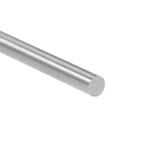 sourcing map 10Stk. Rund Stahlstange 2.3mm HSS Drehmaschine Stangenmaterial Werkzeug 100mm Lang für Wellen Zahnrad Bohrmaschine Drehende Miniaturachse Zylinderstift DIY Bastelwerkzeug