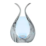 MIDISIKE 24V Ultrasonic Cool Mist Aroma Diffuser Electric, 200ml capacity, 7 color led light, 4 Mist Settings, water shortage auto shut off protection (Marble)