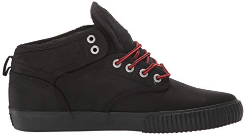 Image of Globe Men's Motley Mid Shoe, Black /Red /Fur, 10 M US