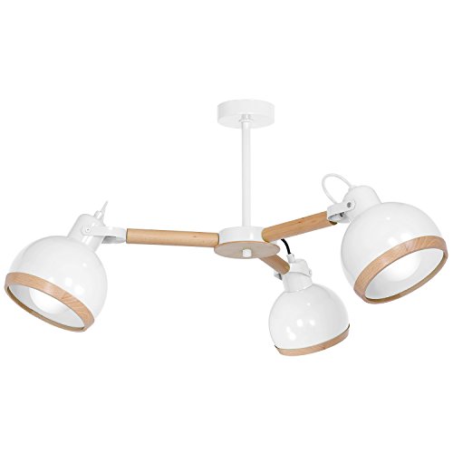 Royal 3 Luz de techo lámpara de techo lámpara colgante luz pendiente Blanco