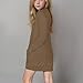 Girls Lightweight Cardigan Sweater Teen Cute Knit Open Front Oversized School Uniform Long Sleeve Sweaters with Pockets (US, Age, 7 Years, 8 Years, Brown)