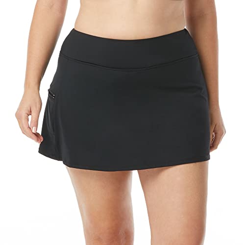 BEACH HOUSE Emma Swim Skort - Modest Plus Size Swimsuit Skirt with Built in Shorts