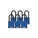 Lockout Padlock, KA, Blue, 1-3/4