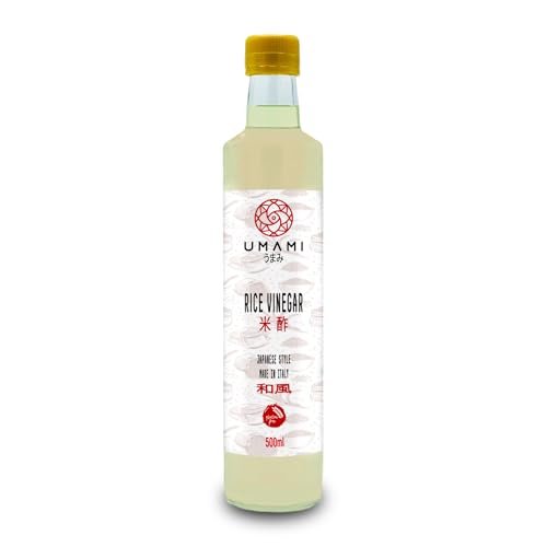 Umami Aceto di Riso per Sushi 500ml - Prodotto in Italia - ricetta Giapponese, riso italiano!