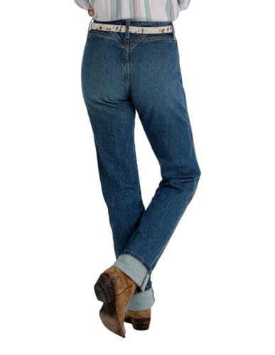 Western Jeans Womens Quinn Relaxed Dark Wash CB750540013