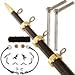 Rod Holder/Adjustable Outrigger 1-1/2" Black/Gold