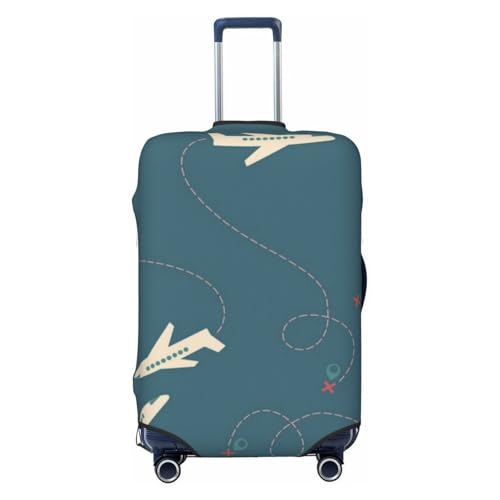 Luggage Cover Go Travel Suitcase Protector fits 18-32inch Travel Suitcase Cover Washable Dustproof with Concealed Zipper for Wheeled Suitcase TC363
