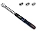 Summit Tools 1/2 inch UltraPrecision Digital Torque Wrench, 7.4-147.5 ft-lbs Range Accurate to Â±1%, Set Target Torque, LED and Buzzer, Calibrated (WEP4-200CN)